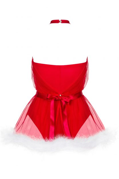 Weihnachts-Kostüm "Santastic Dress" rot von Obsessive